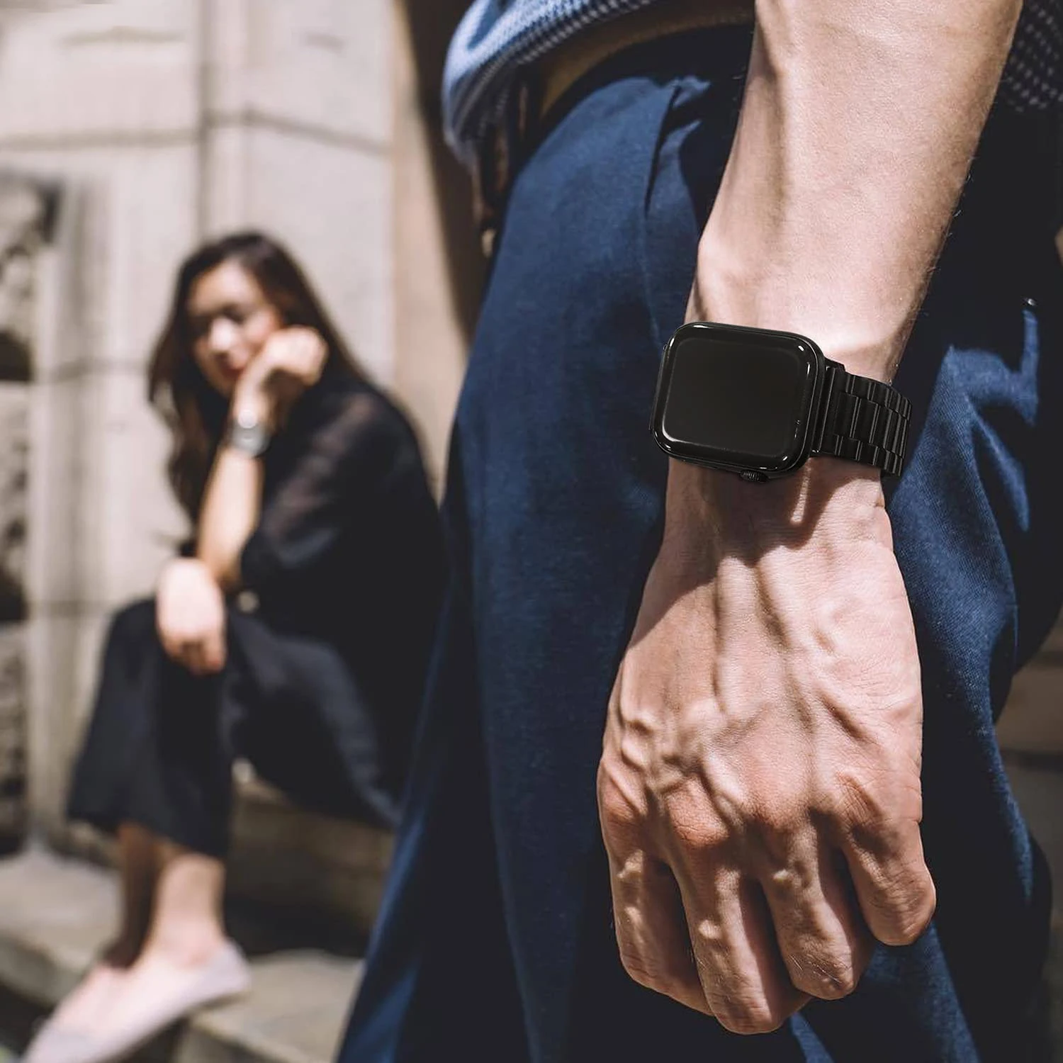 Браслет из нержавеющей стали для apple watch - Фотография_6