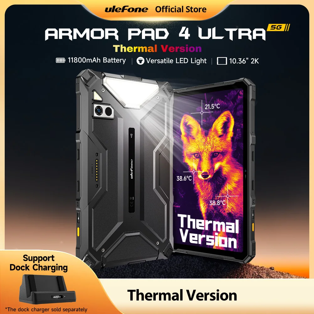 【мировая премьера】ulefone armor pad 4 ultra 5g rugged tablet 11800 мач 10