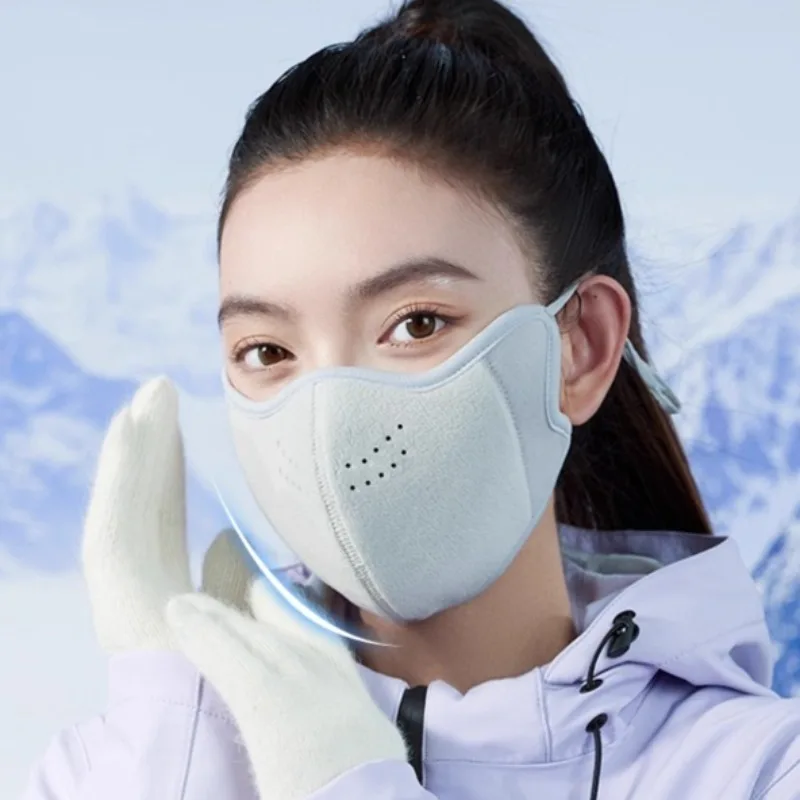 Утолщенная флисовая велосипедная маска на все лицо - Фотография_5