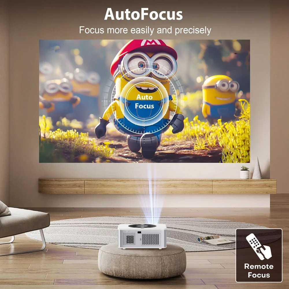 Xiwbsy 1000ansi autofocus проектор bluetooth5 - Фотография_3