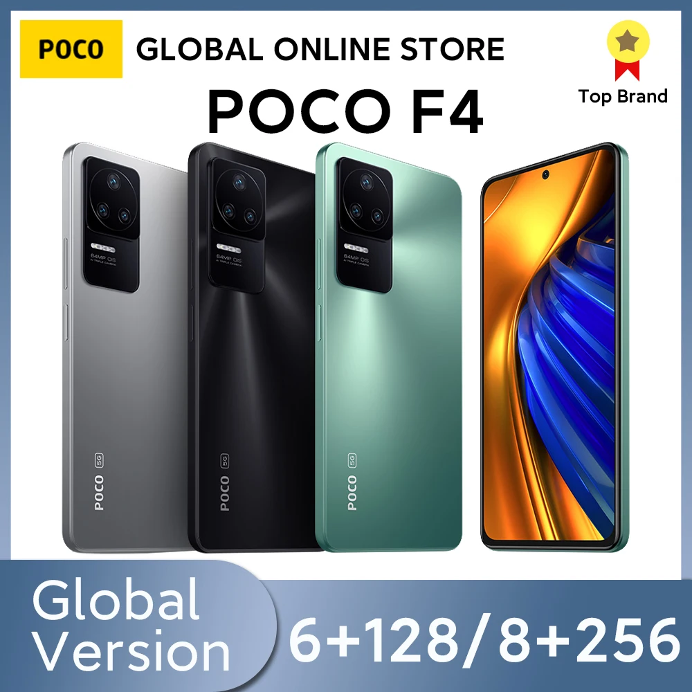 Новинка, телефон poco f4 5g 6 гб 128 гб/8 гб 256 гб