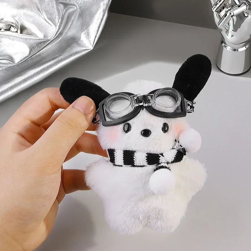 Kawaii sanrio pilot pochacco плюшевый брелок в стиле instagram - Фотография_3