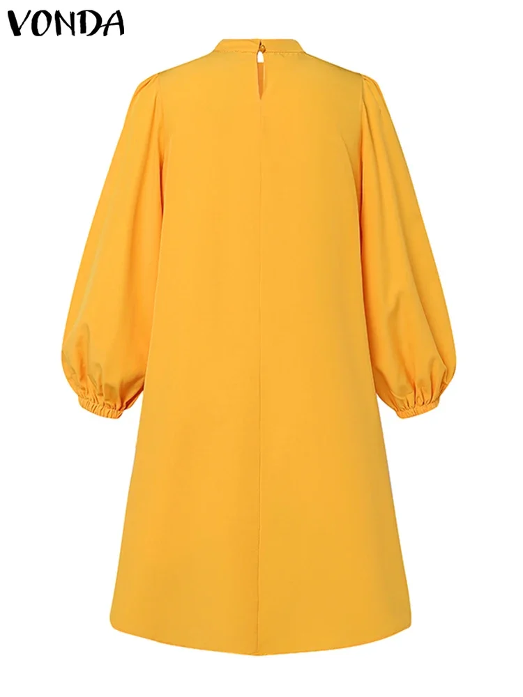 Осеннее платье длиной до колена - Фотография_5