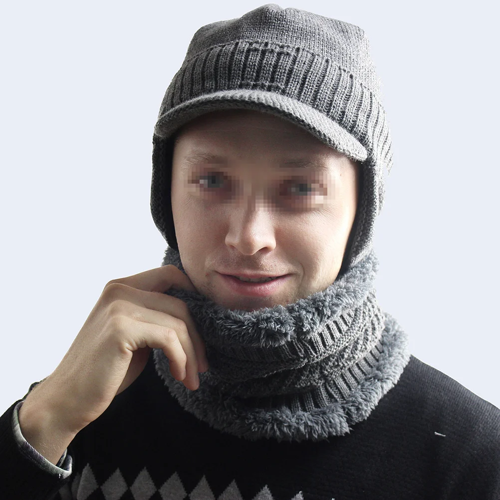 Мужская шапка, утеплитель для шеи - Фотография_3
