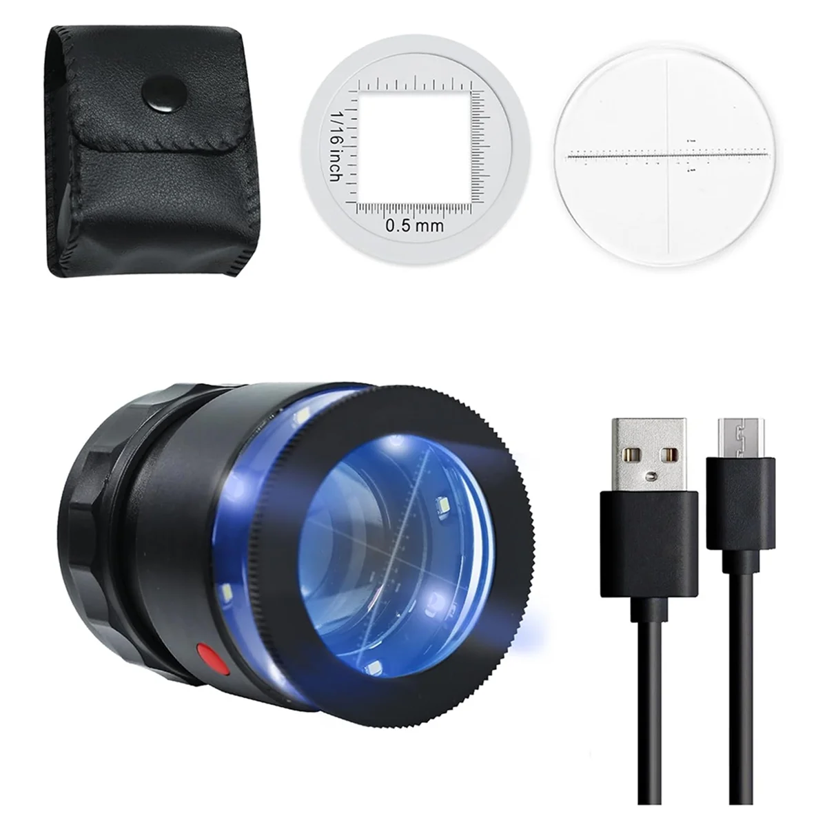 Лупа aa91 10x, перезаряжаемая увеличительная - Фотография_2