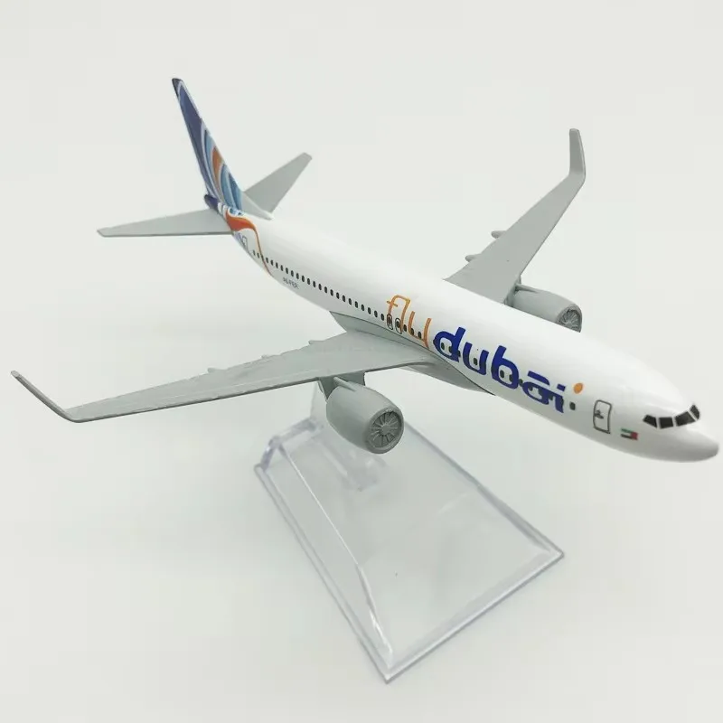 16 см dubai airlines b737 модель самолета из сплава - Фотография_6