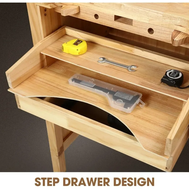 Высококачественный сверхмощный деревянный верстак - Фотография_5