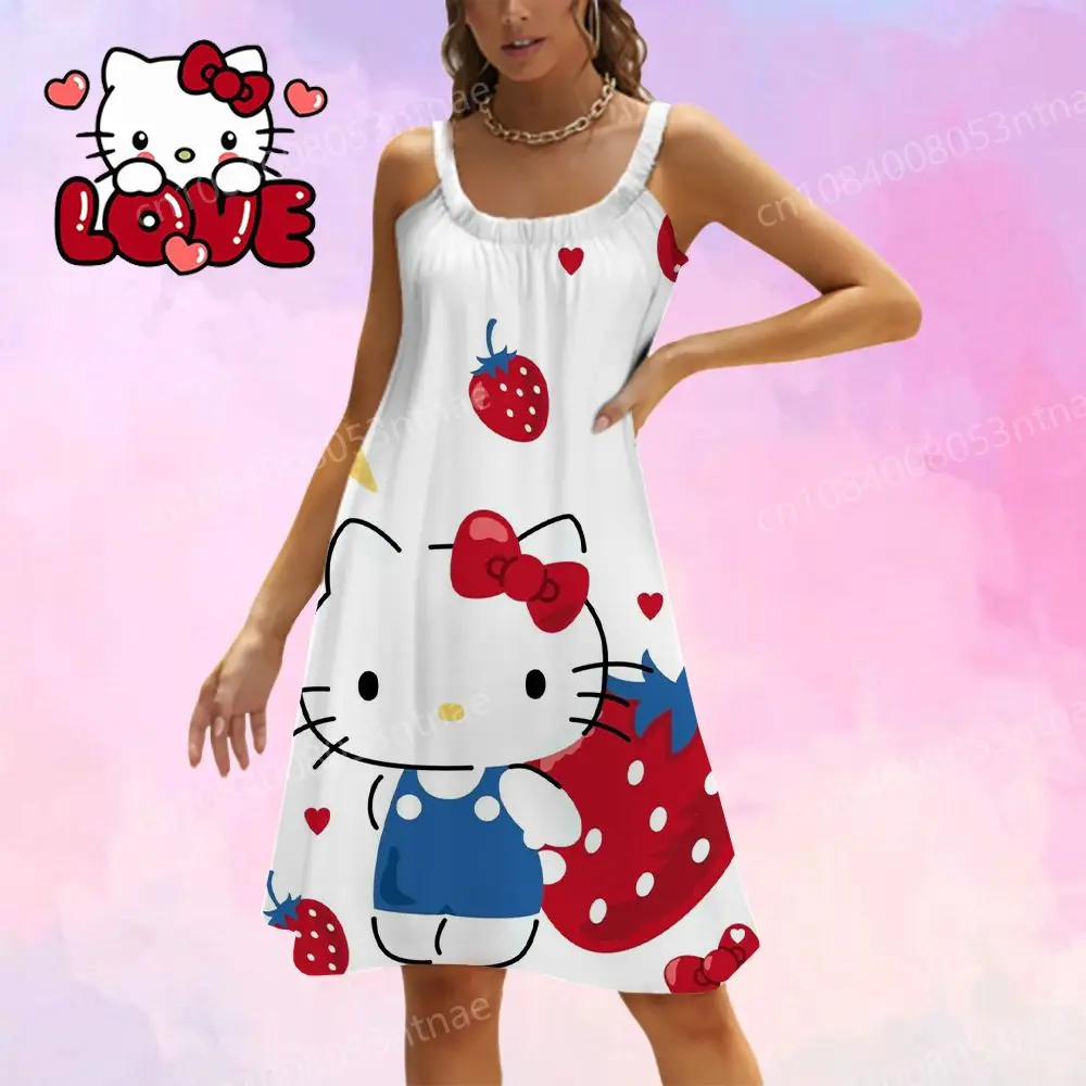 Y2k одежда hello kitty вечерние