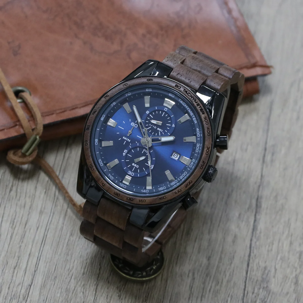 Деревянные часы, мужские роскошные - Фотография_6