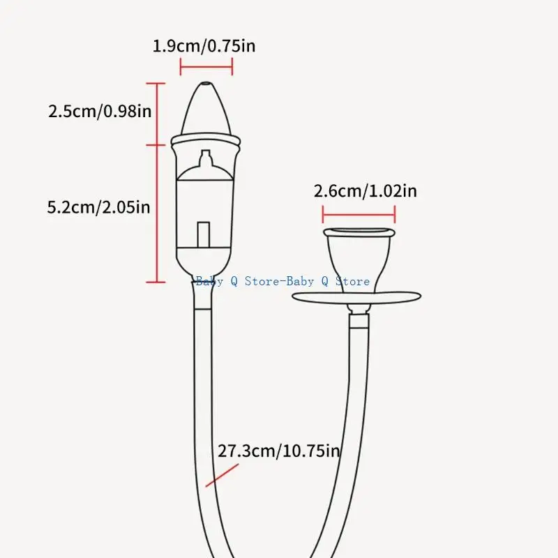 X5xe 1 set baby nose cleaner nasal - Фотография_6