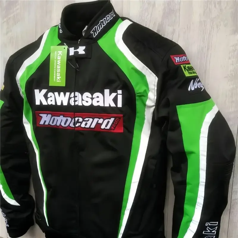 Мотоциклетная гоночная куртка kawasaki для бездорожья - Фотография_4