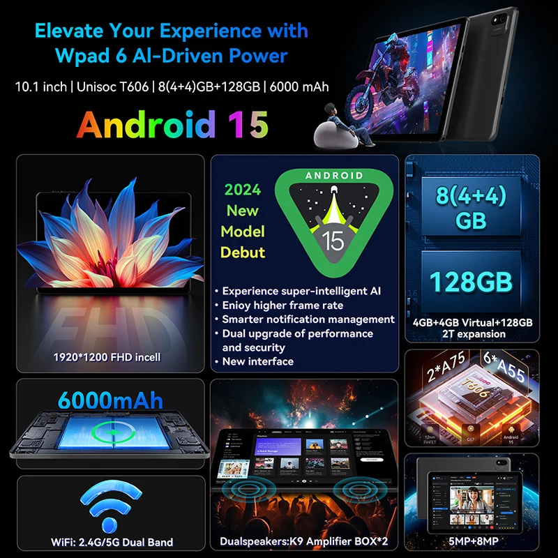 Headwolf wpad6 android 15 планшет - Фотография_2