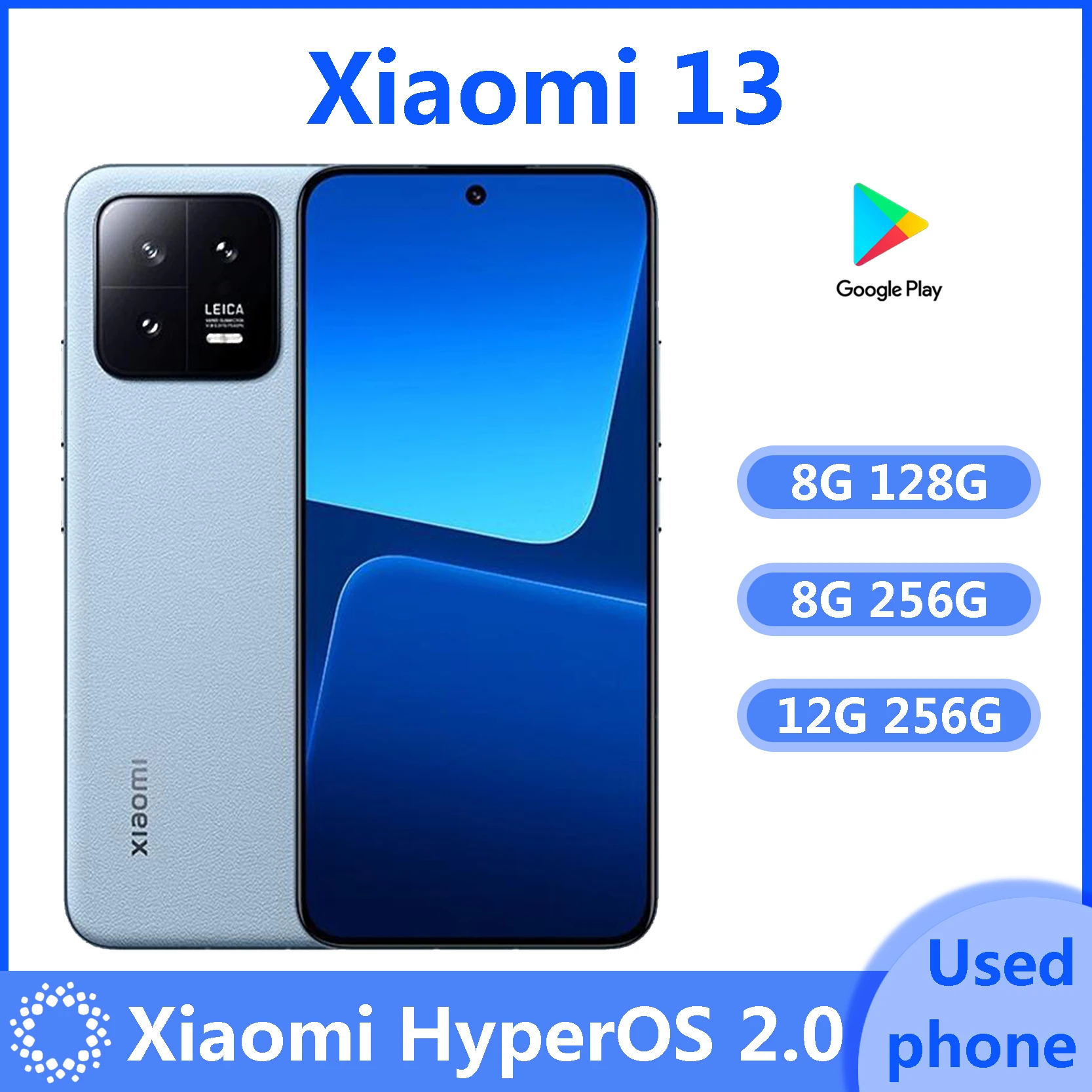 Оригинальный смартфон xiaomi 13 5g hyperos 2.0