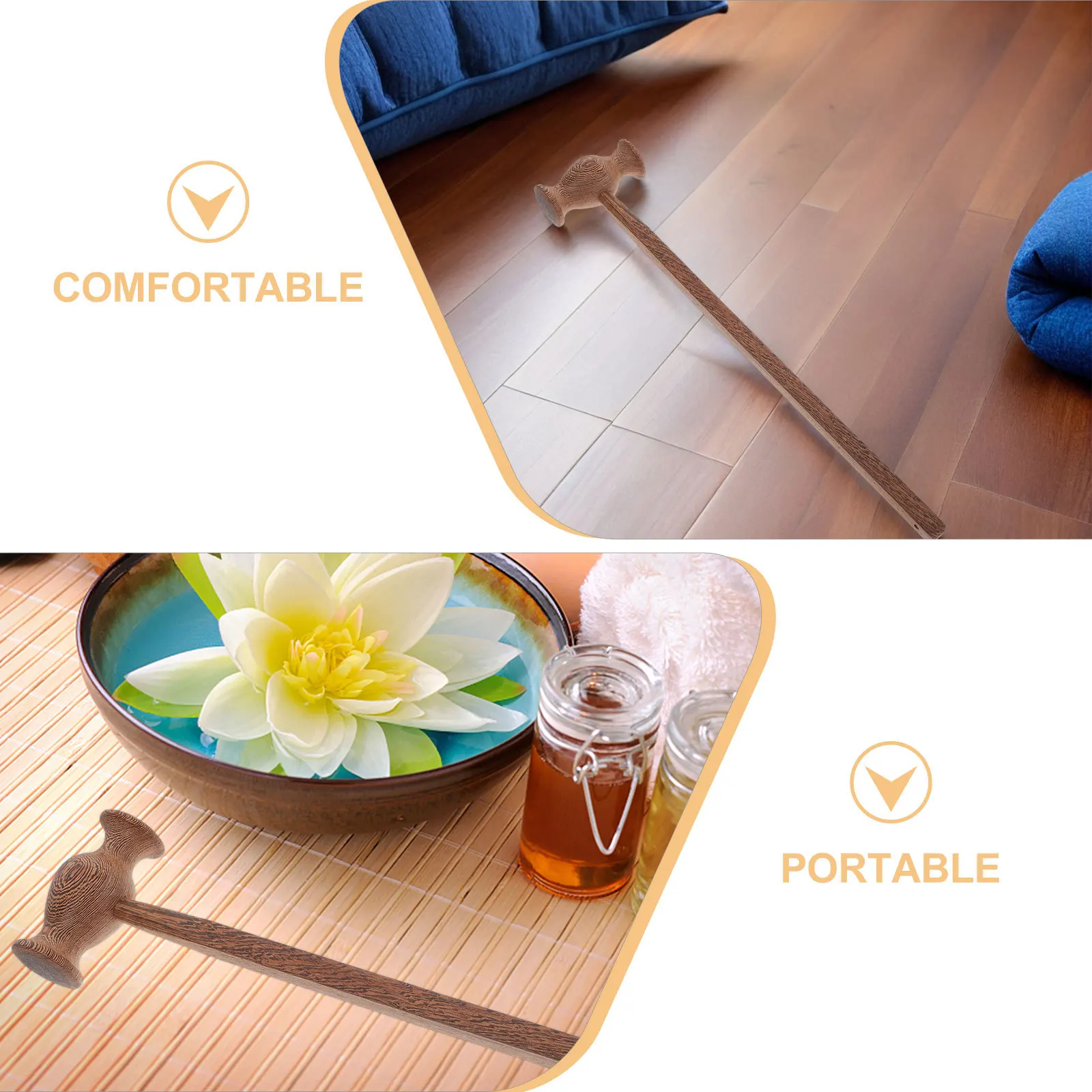 Традиционный деревянный массажный молоток с куриными крыльями - Фотография_4