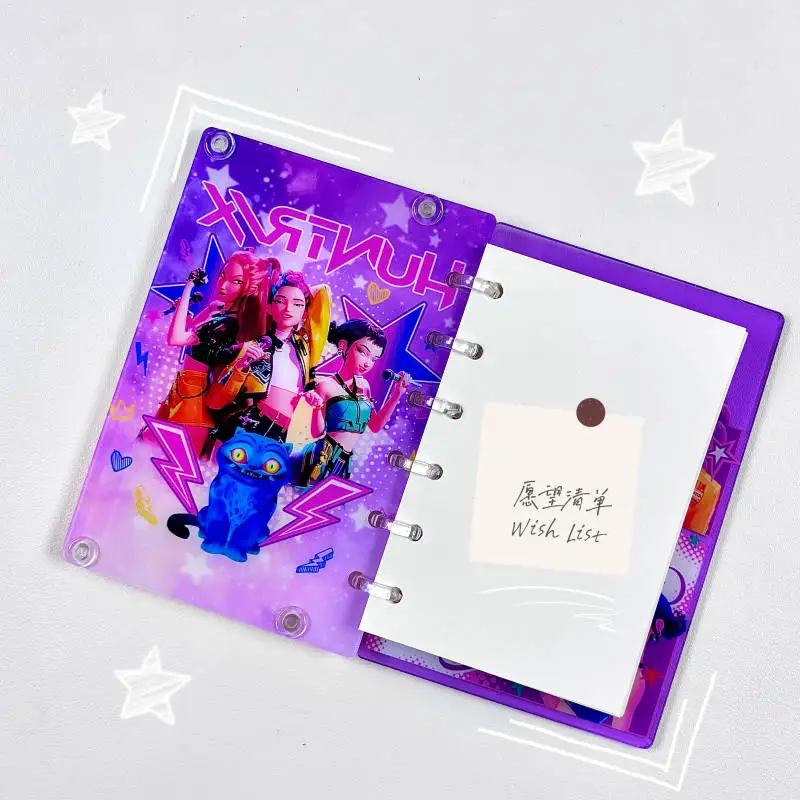 Акриловый блокнот a7 kpop «охотники - Фотография_4
