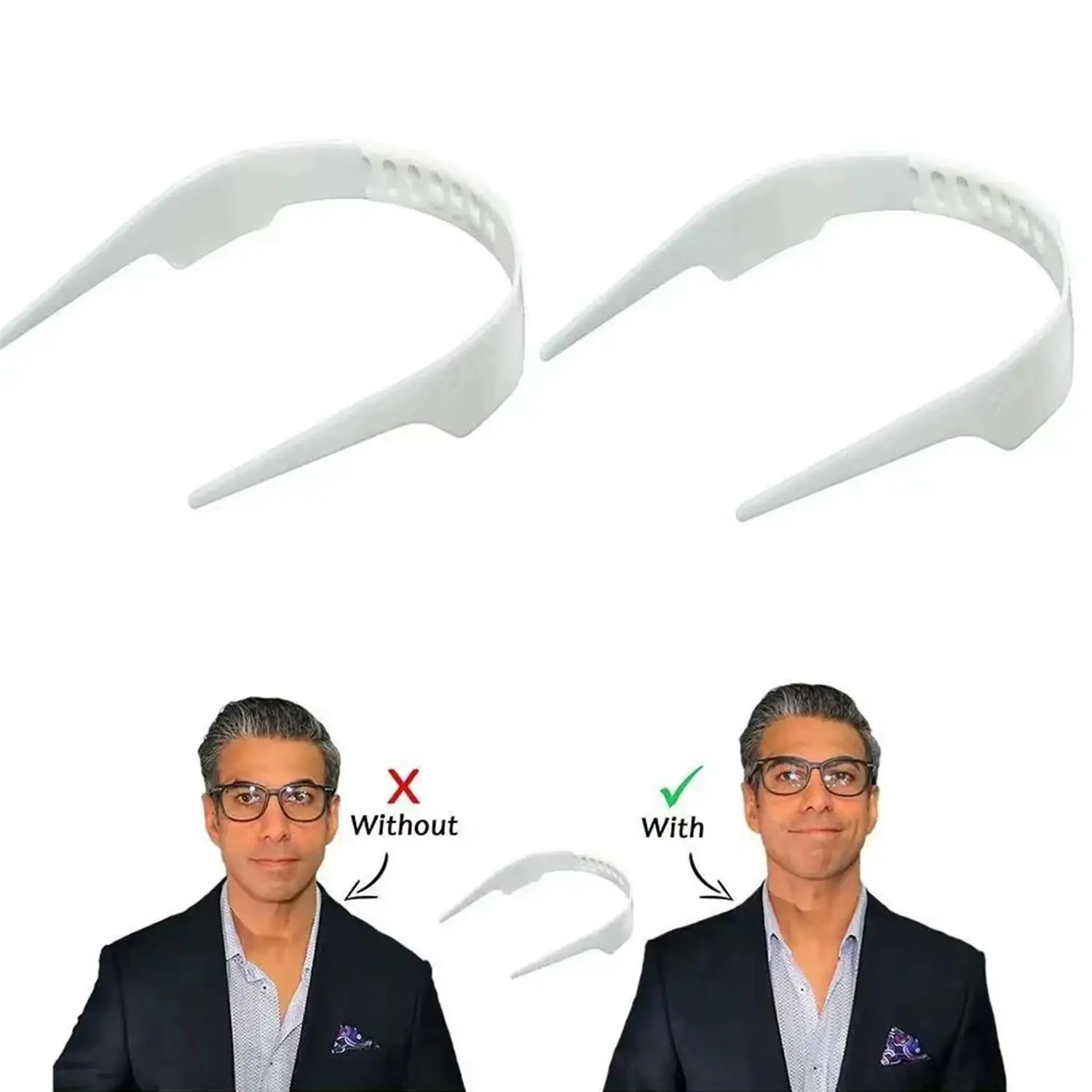 Мужской регулируемый опорный ремень для воротника - Фотография_2