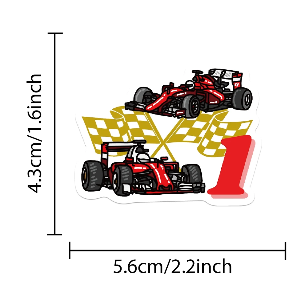 F1 формула-1 крутые скоростные гоночные наклейки для украшения мотоцикла - Фотография_3