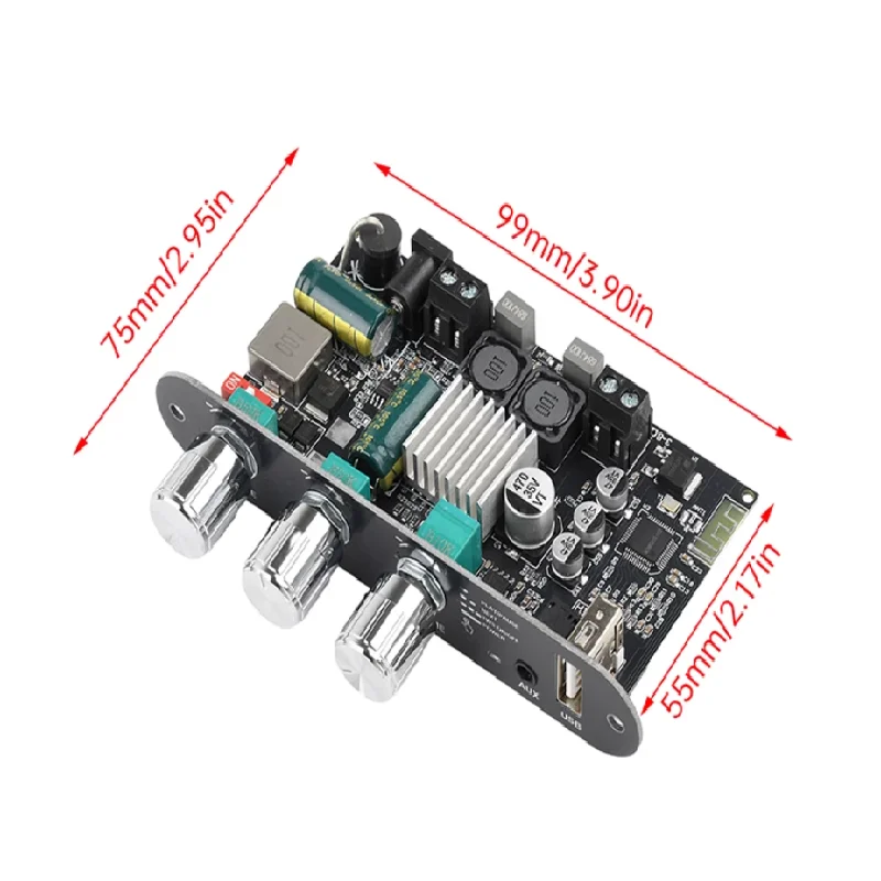 Новый оригинальный dc9-24v zk-1001u моно 100 вт bluetooth 5 - Фотография_3