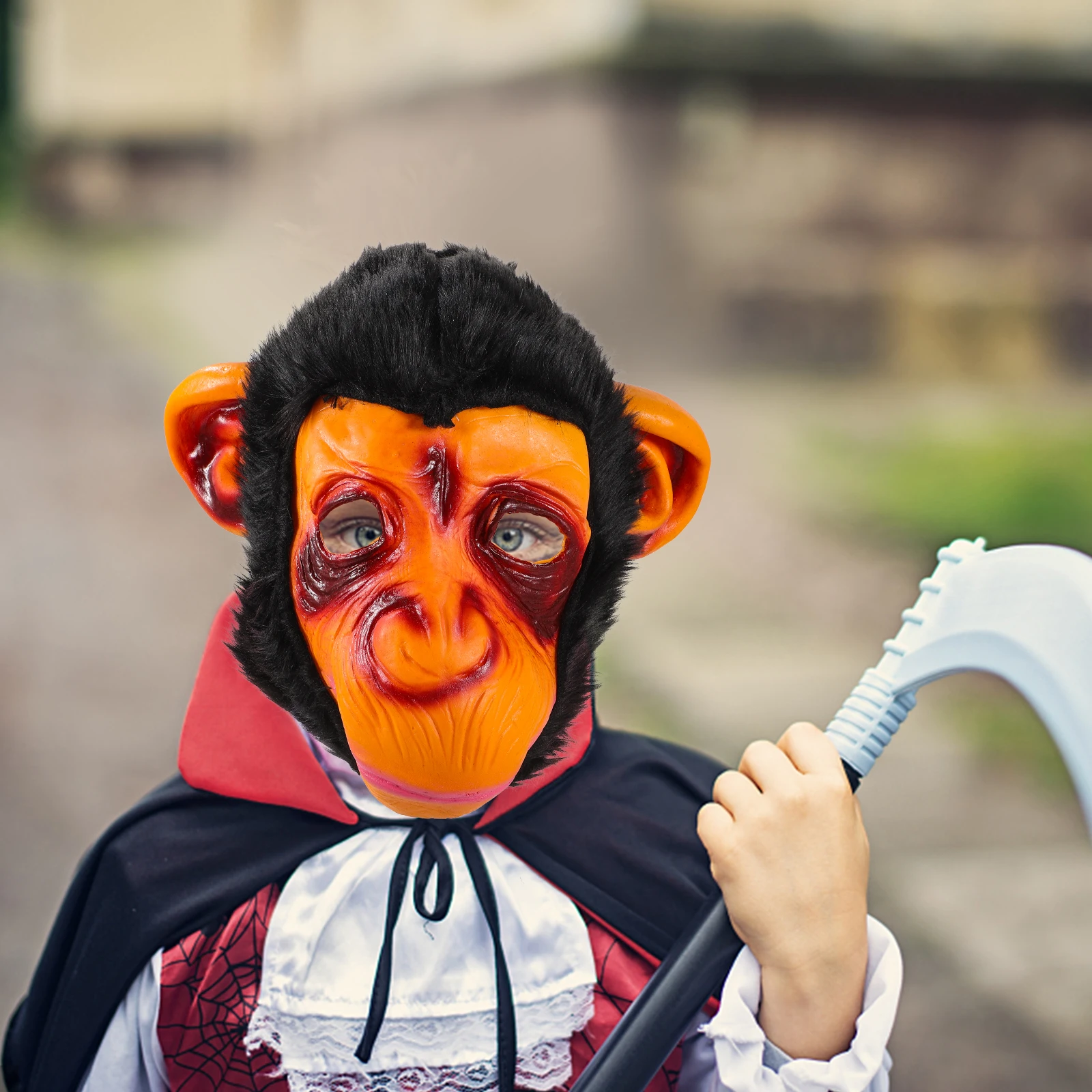 Головной убор обезьяны на хэллоуин - Фотография_2