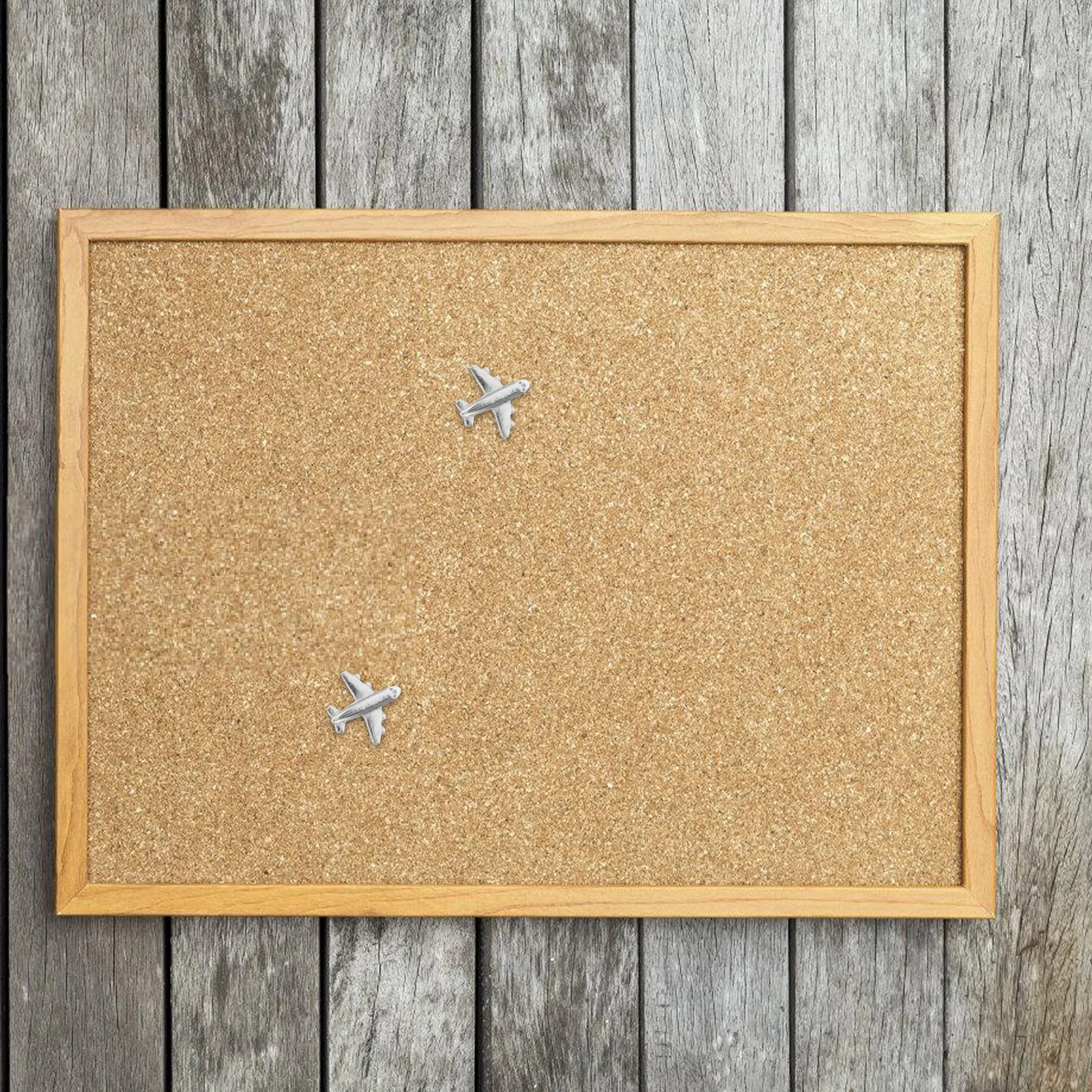 Серебряные металлические кнопки в виде самолета - Фотография_6