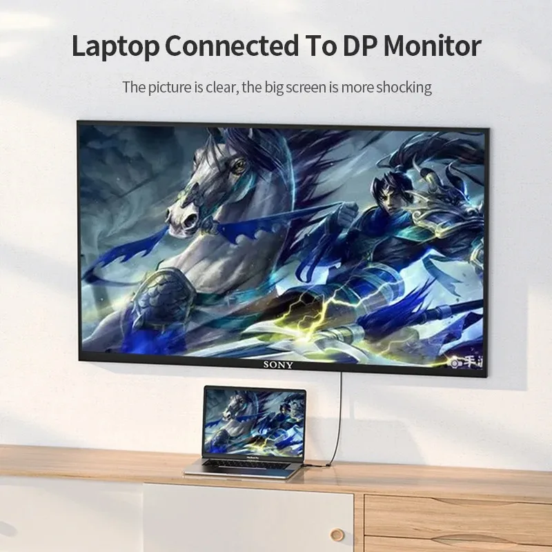 Адаптер hd displayport 4k @ 60 гц с usb-кабелем питания - Фотография_5