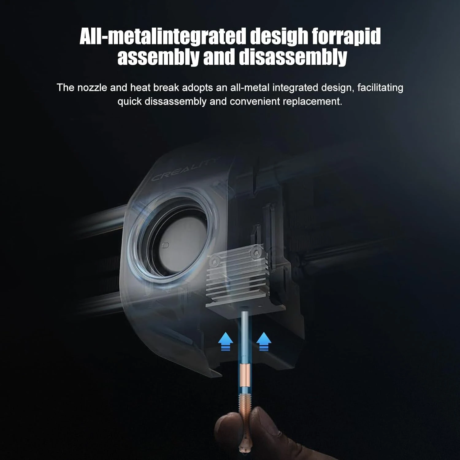 Новое обновленное сопло для creality k1c k1 max - Фотография_6