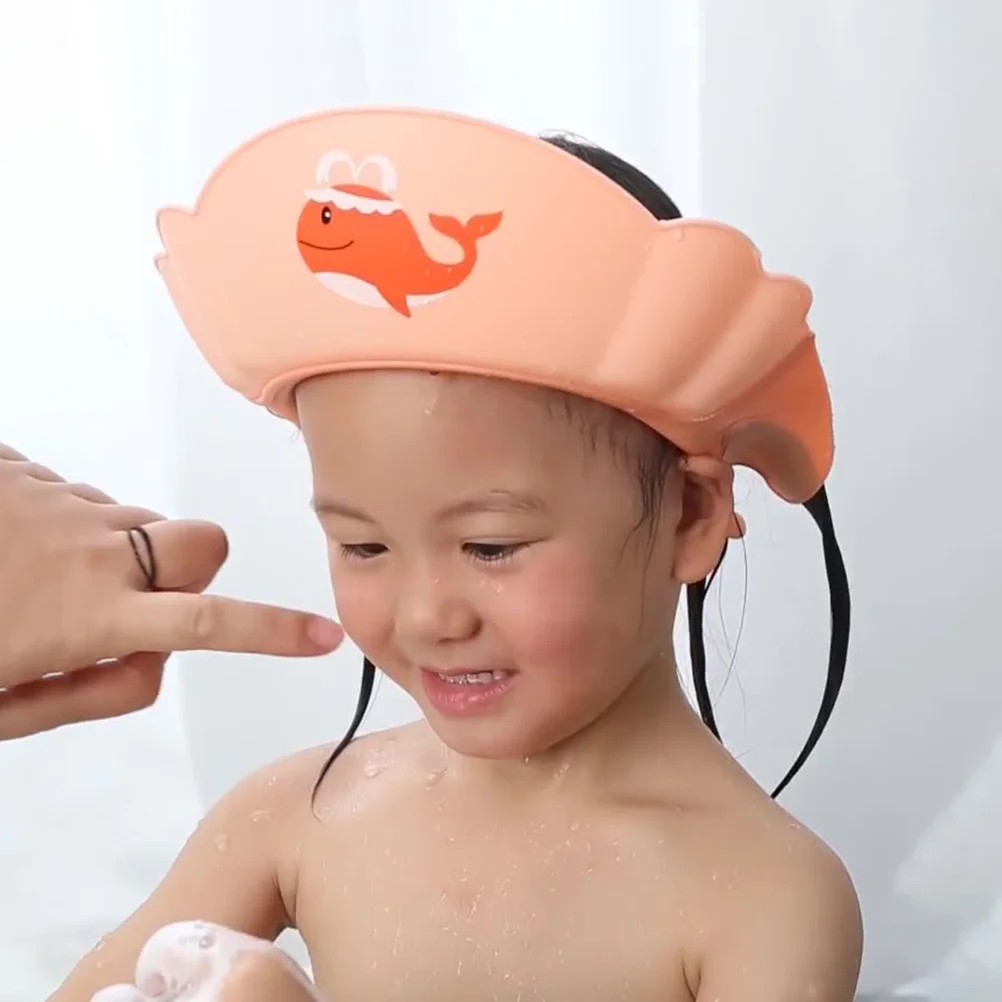 Шапочка для мытья волос с защитой от обратного потока для детей - Фотография_2
