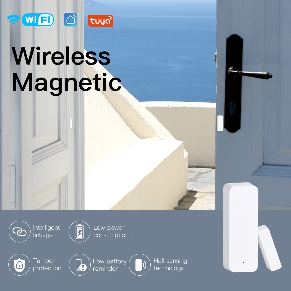 Умный дверной датчик moes zigbee - Фотография_6