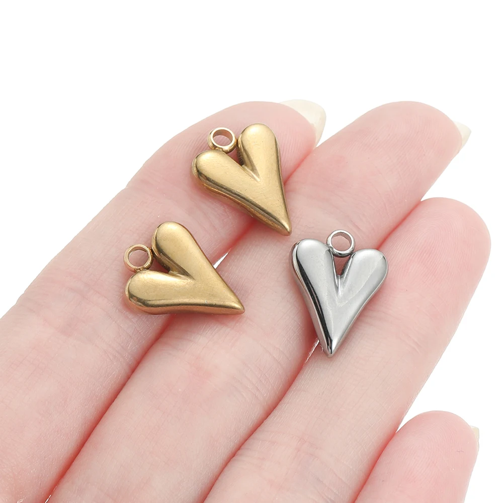 Подвески в форме сердца из нержавеющей стали - Фотография_4