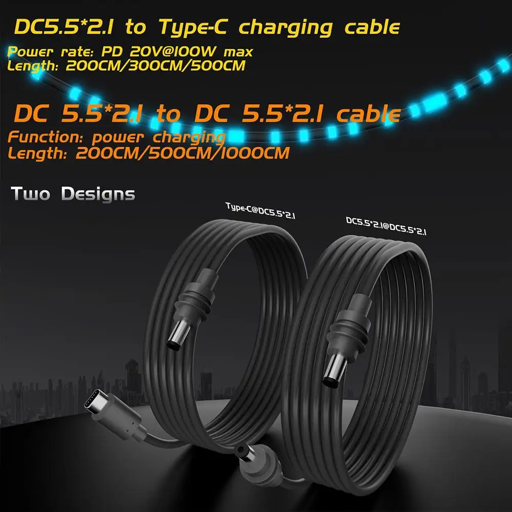 Кабель питания type-c к dc/dc к dc для быстрой зарядки для starlink mini - Фотография_3