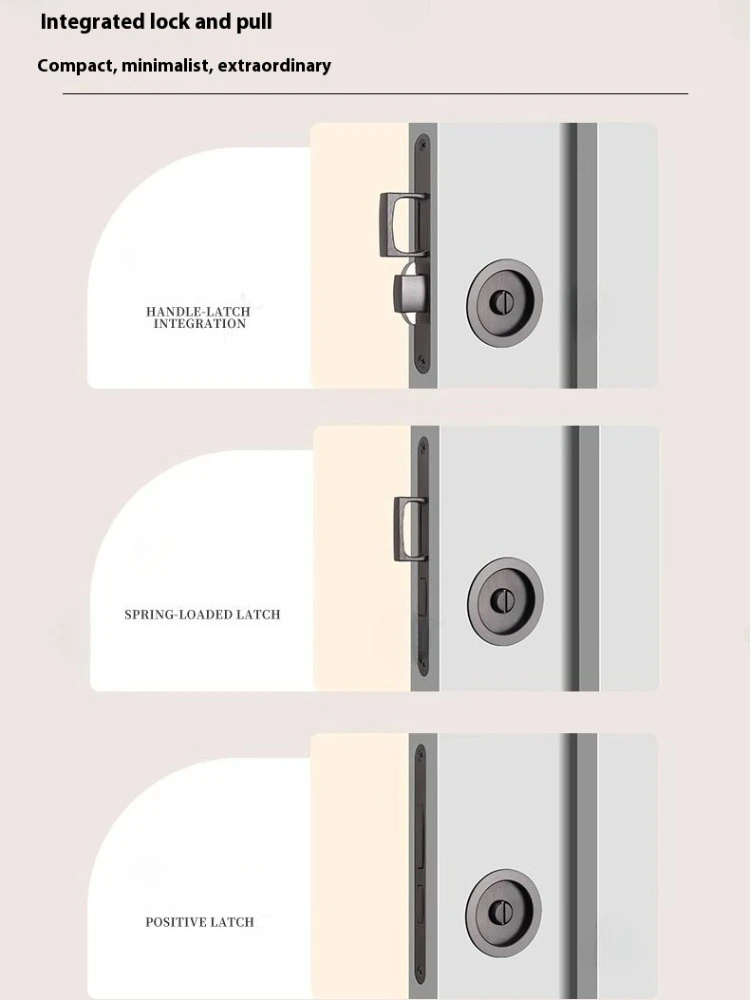 Карманный деревянный замок для раздвижной двери - Фотография_3