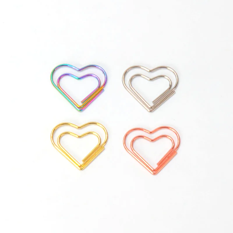 Металлические скрепки в форме сердца - Фотография_6