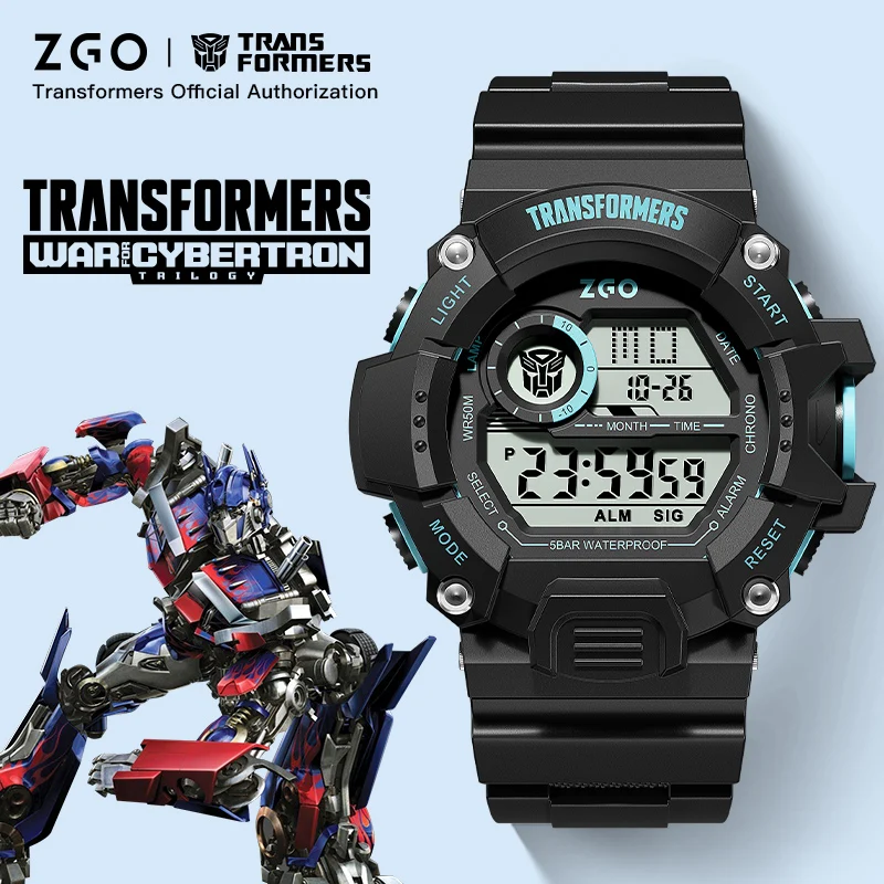 Zgo x трансформеры детские часы
