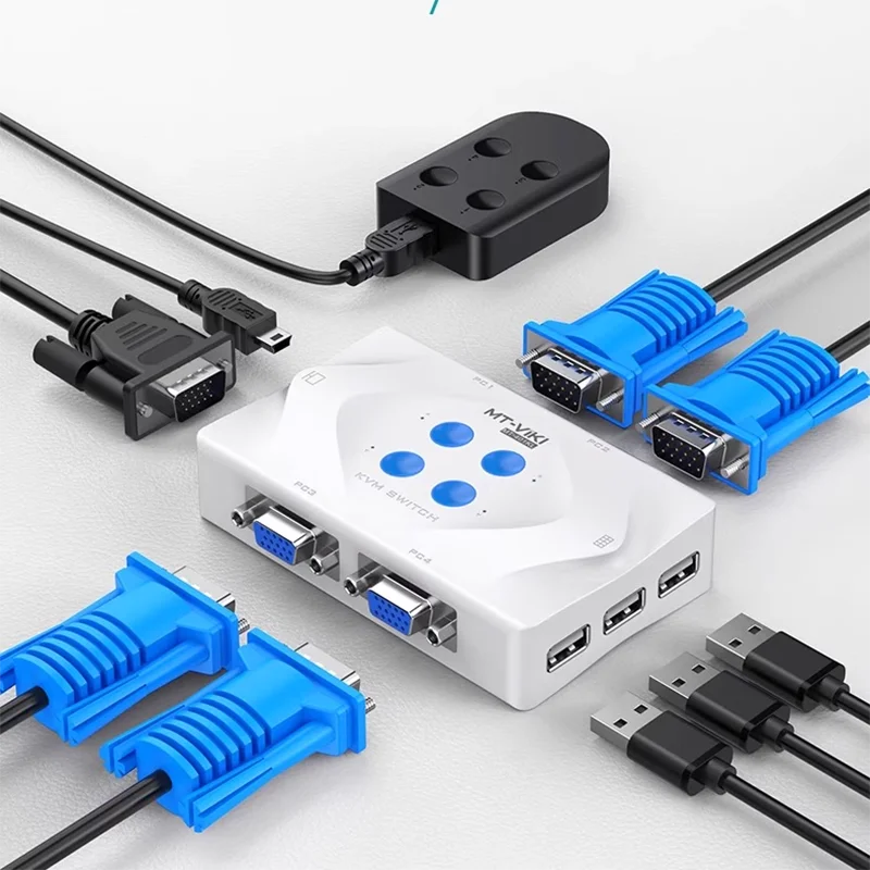 Mt-viki smart kvm switch vga selector - Фотография_3