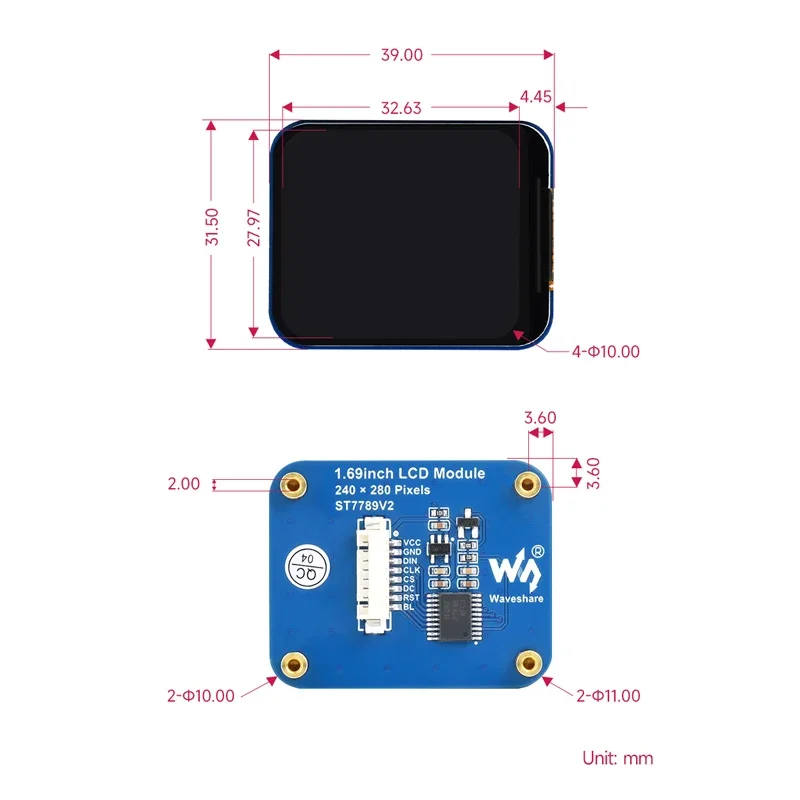 1,69 дюймовый жк-экран ips 240 - Фотография_6