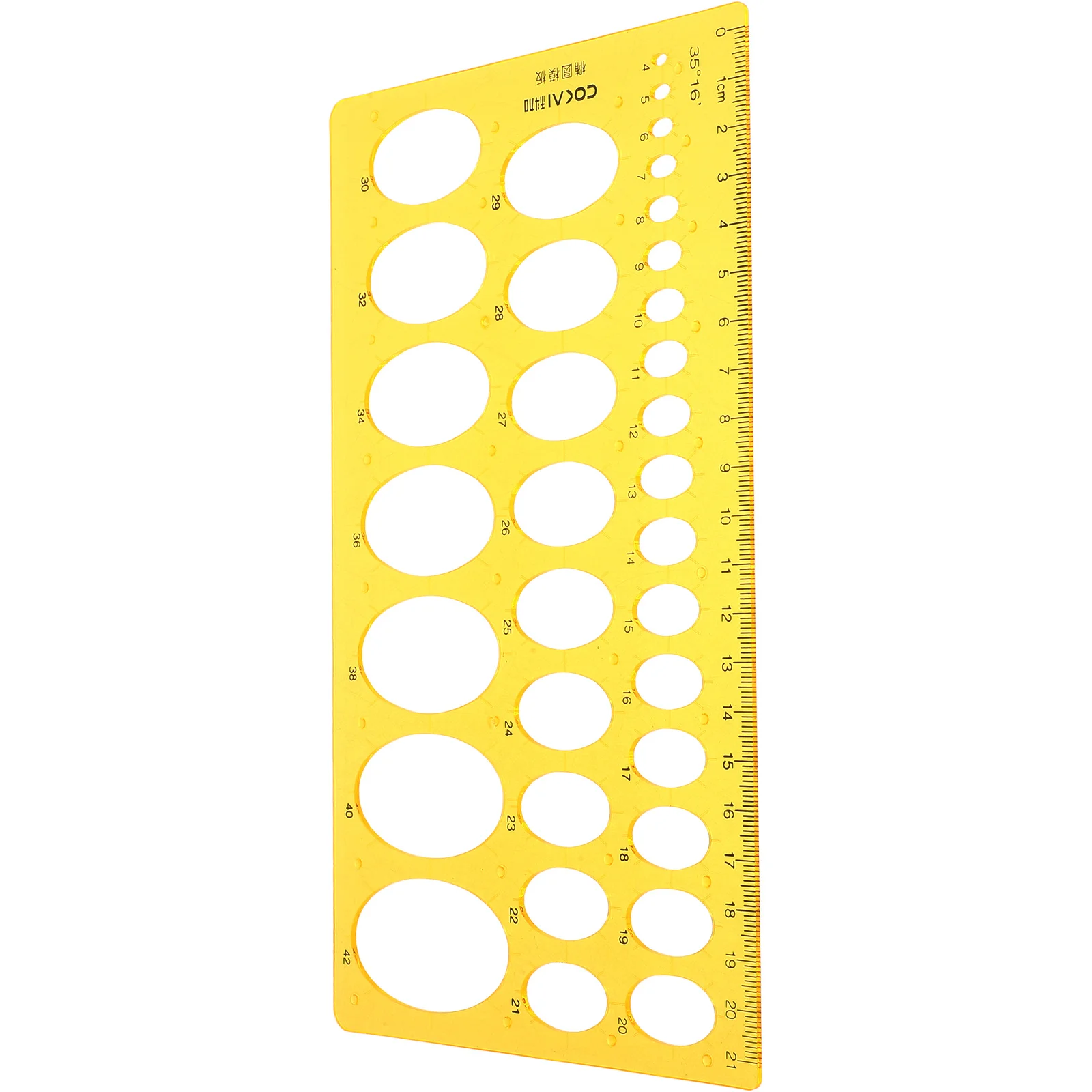 Эллипс-линейки, пластиковые шаблоны для рисования - Фотография_2