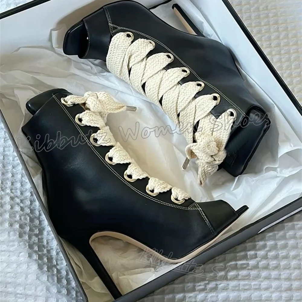 Сандалии на шнуровке - Фотография_2