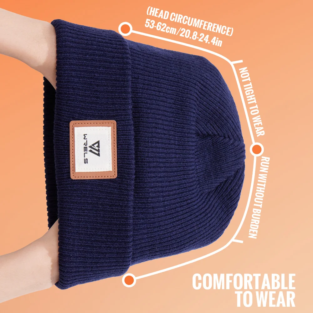 Wrels теплая вязаная шапка легкая - Фотография_5