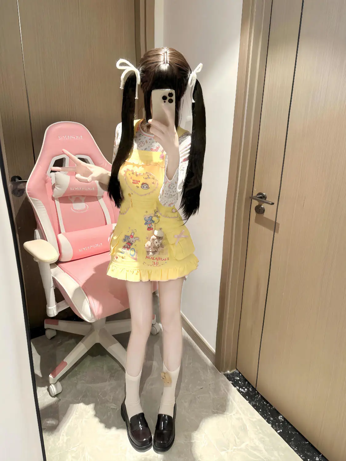 Женский милый комплект из двух предметов - Фотография_5