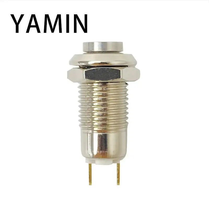 Металлический кнопочный переключатель 8 мм - Фотография_4