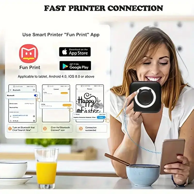 Портативный мини-термопринтер - Фотография_5
