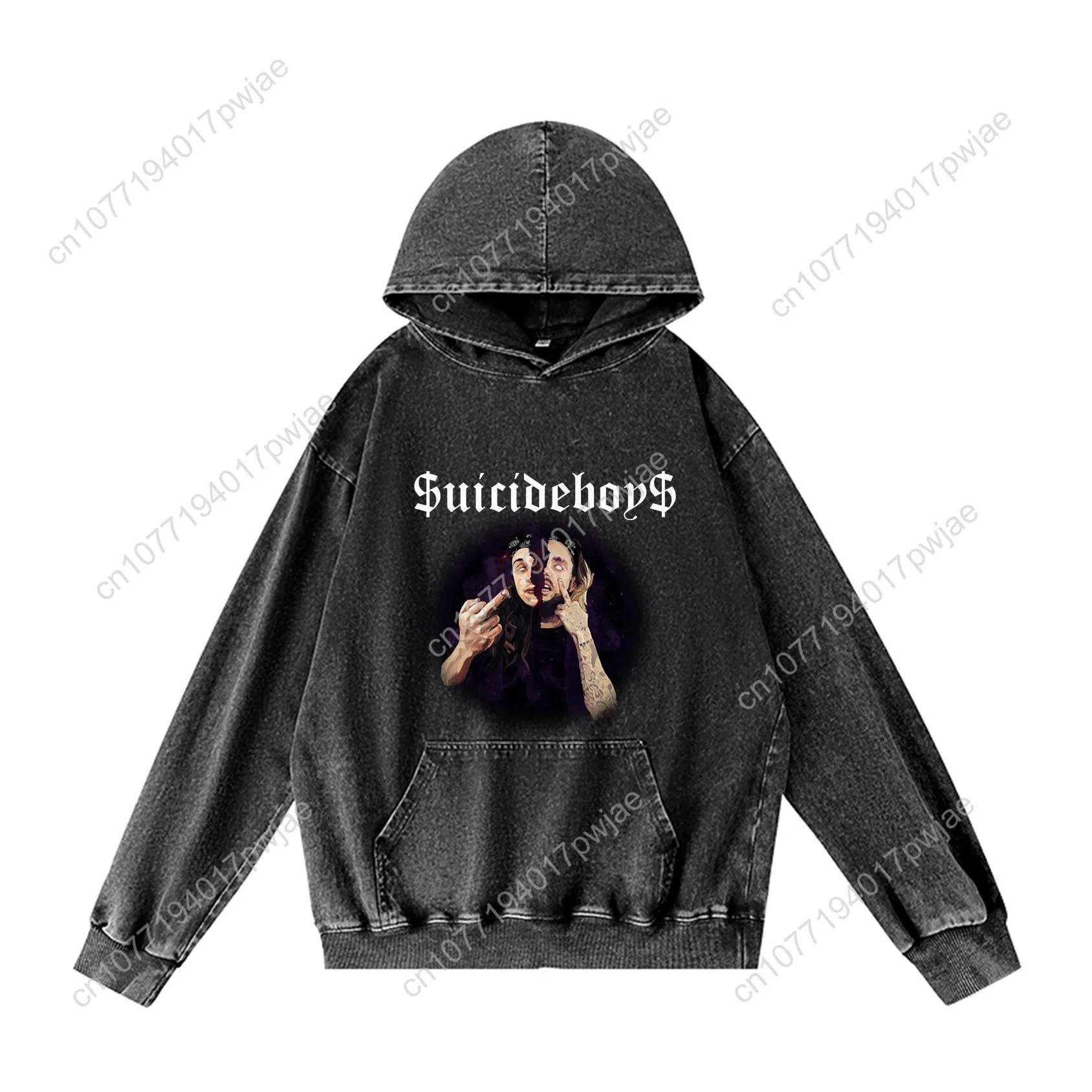 Suicideboys хип-хоп певица толстовка - Фотография_3