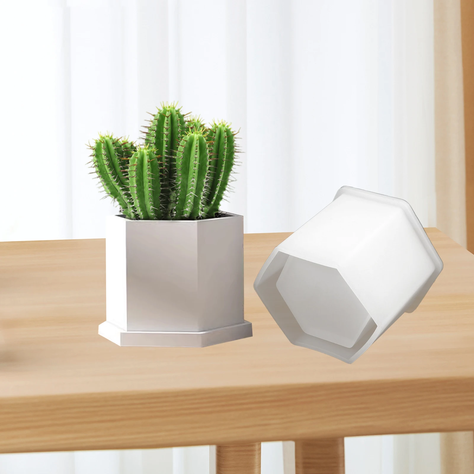 Шестиугольная форма для цветочного горшка