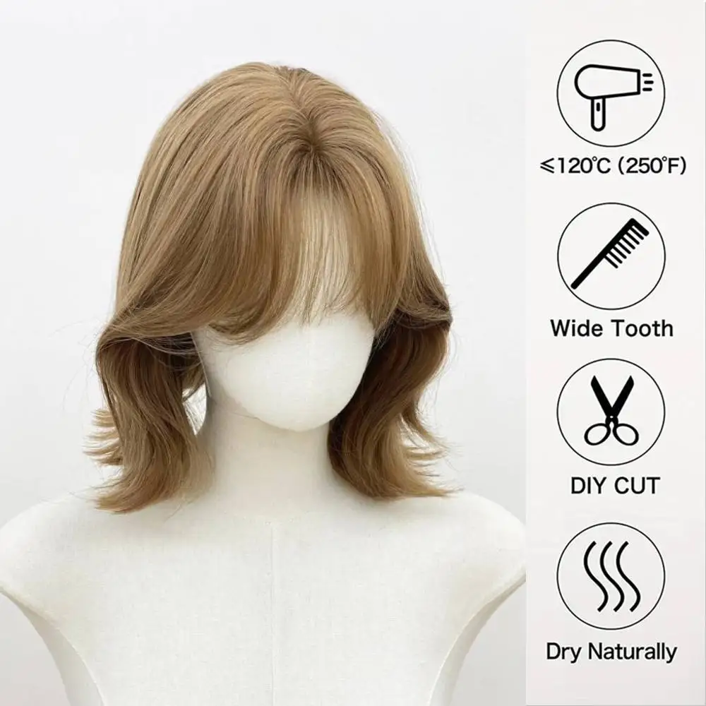 Пепельно-коричневый боб синтетический - Фотография_6