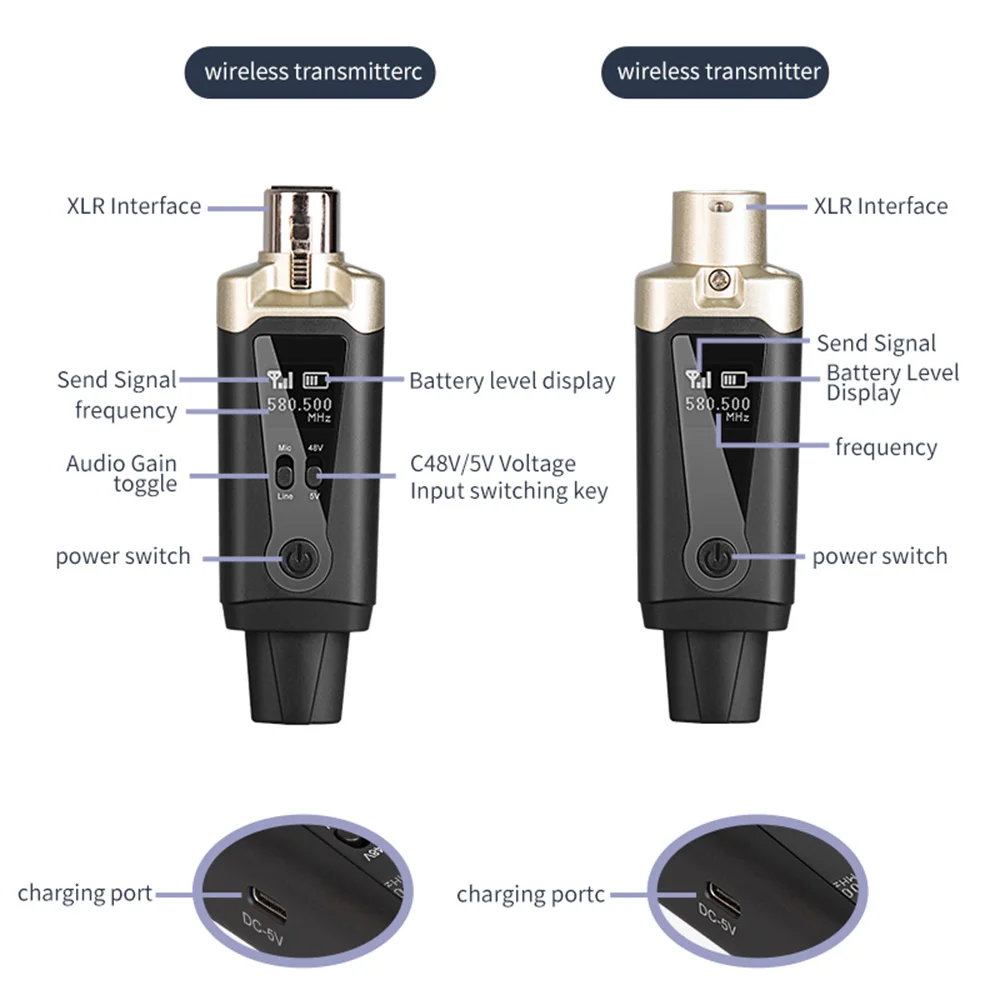 Stlf микрофон беспроводной xlr-передатчик - Фотография_3