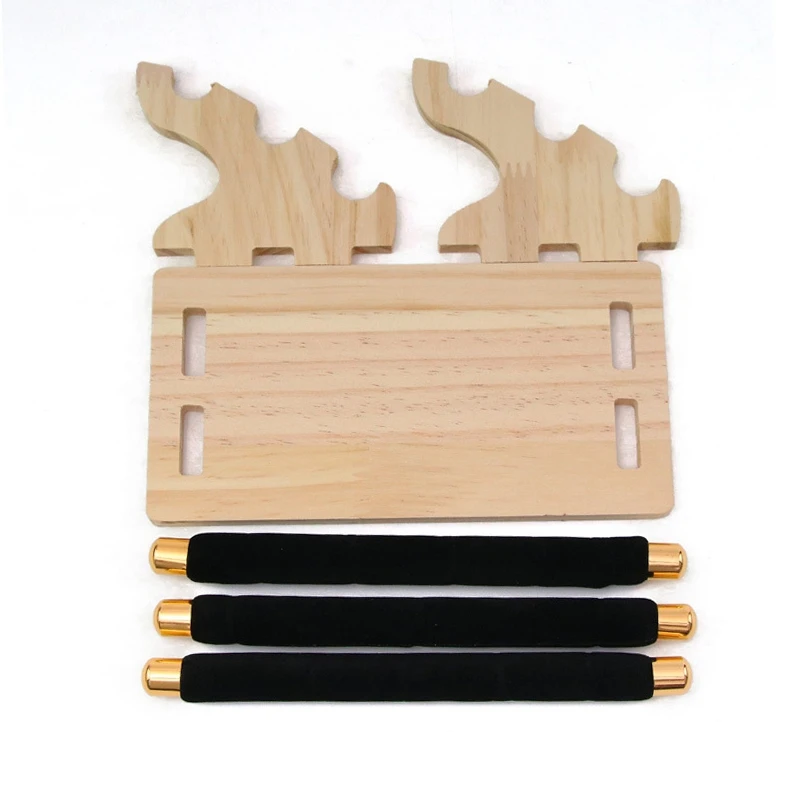 Abqr 3-х уровневая деревянная подставка - Фотография_5