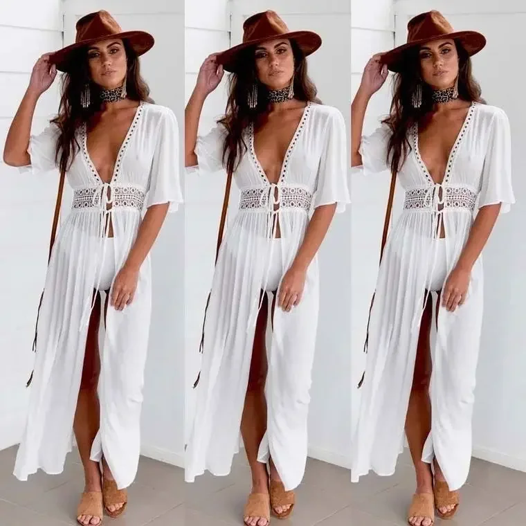 Бикини cover up beach long maxi - Фотография_3