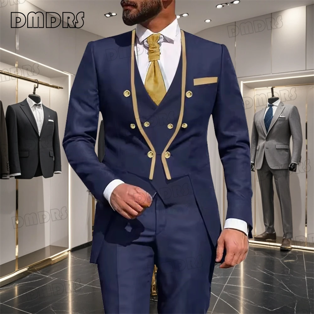 Комплект из 3 брюк-смокинг для мужчин - Фотография_2