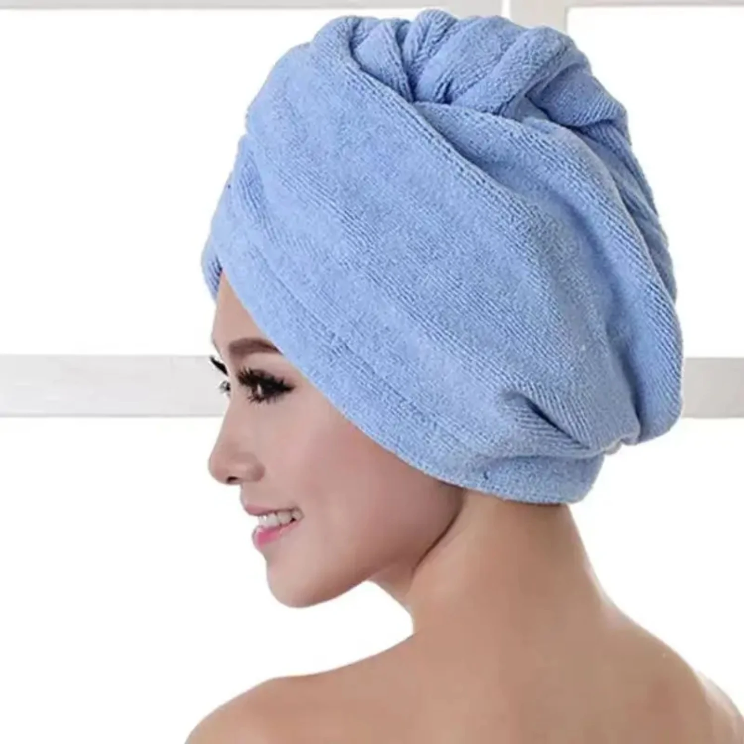 Must-have soft and fast-drying microfiber women's hair towel hat