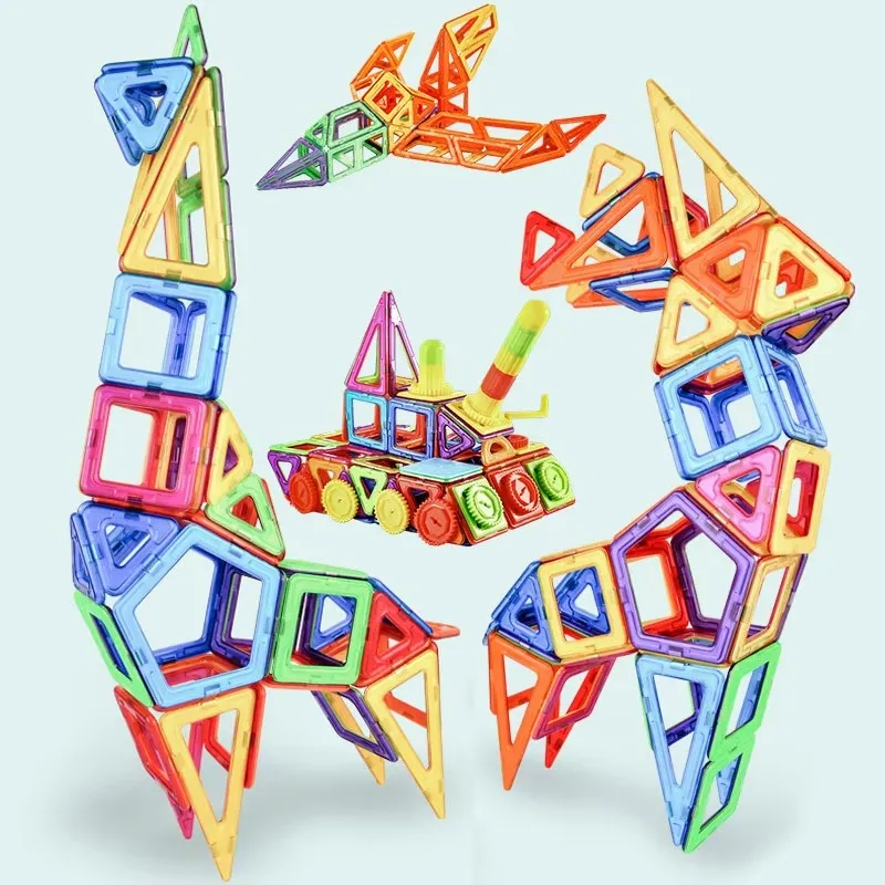 Магнитный дизайнерский конструктор среднего размера - Фотография_4